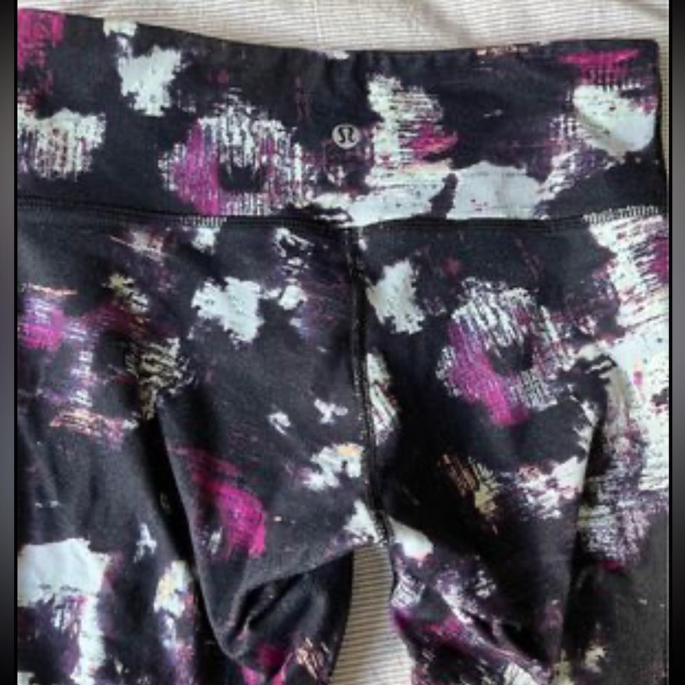 Lululemon cropped legging pink size 6
